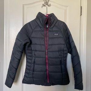 Patagonia women’s hyper puff jacket in smolder blue (grey blue) - sz small